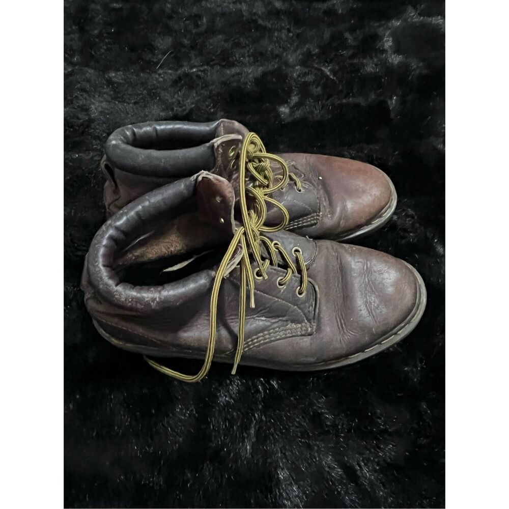 Vintage Dr Doc Martens Boots Made in England Brown 11